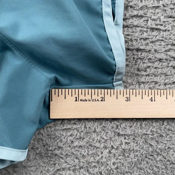 Nike Shorts Womens Medium Blue Dri-Fit Running Athletic Lined Drawstring Workout - Picture 4 of 7